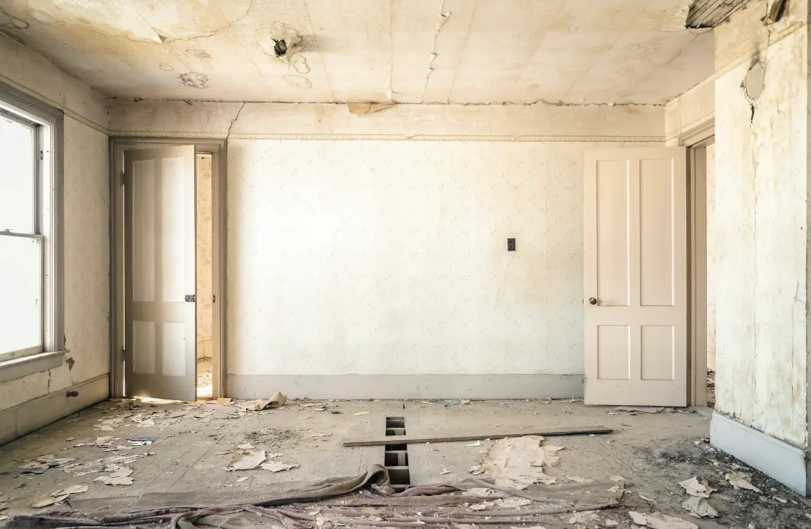 Waste disposal crew managing a cleanout project in McComb